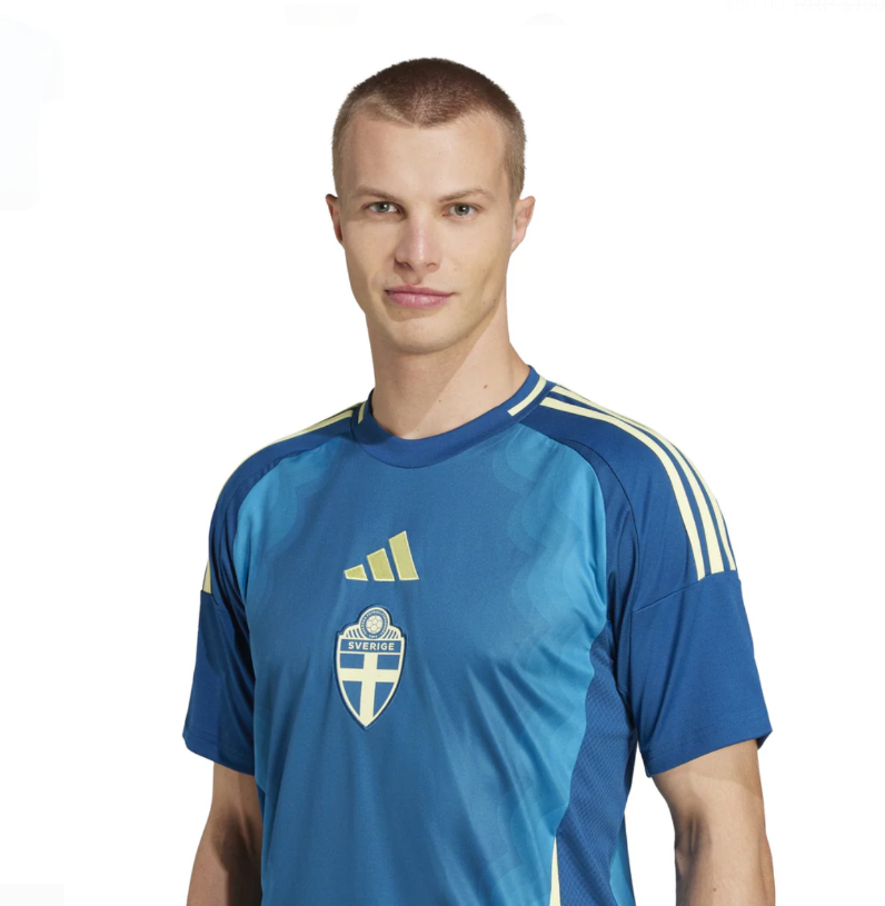 adidas Sweden Euro 2025 Away Jersey - Blue