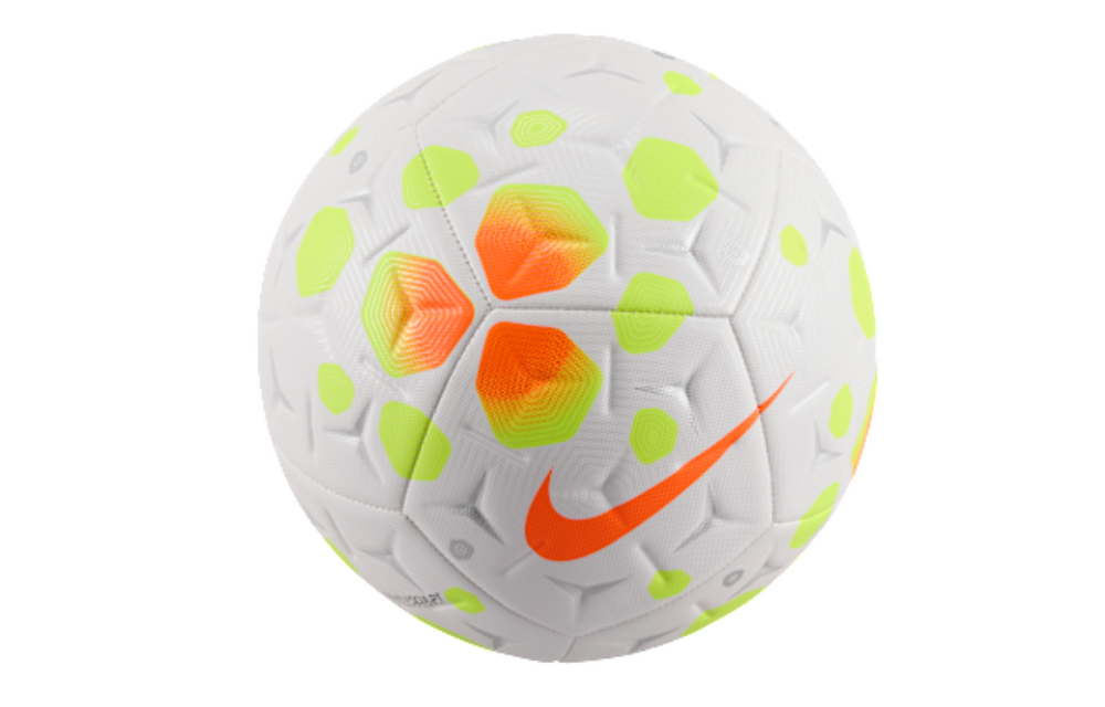 Nike 2025 Academy Soccer Ball - White/Volt/Hyper Crimson