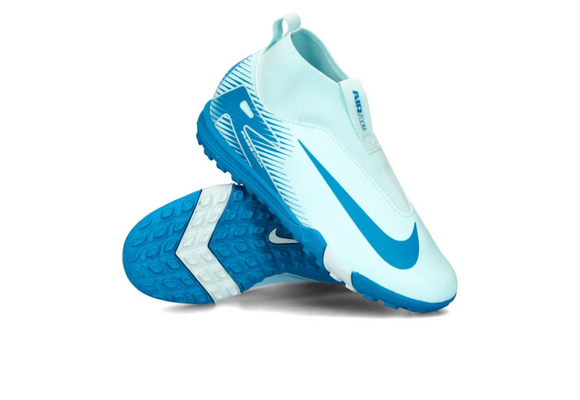 Nike Jr Zoom Mercurial Superfly 10 Academy TF Turf Shoes - Glacier Blue/Blue Orbit