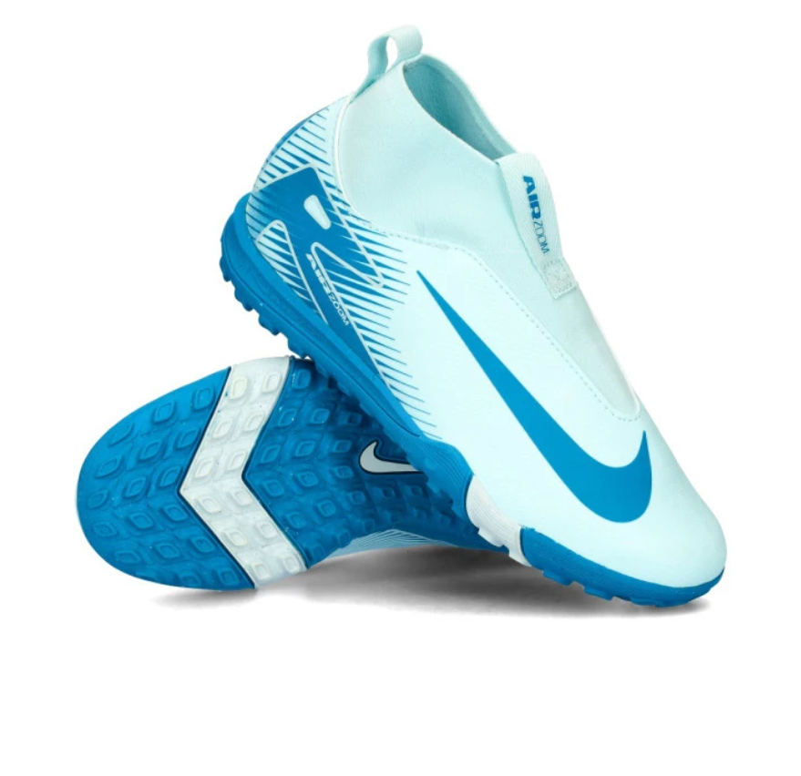 Nike Jr Zoom Mercurial Superfly 10 Academy TF Turf Shoes - Glacier Blue/Blue Orbit