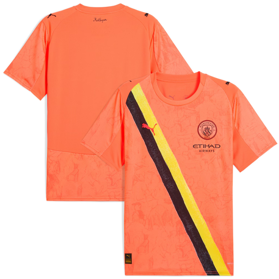 Puma Manchester City x KidSuper 2025 -26 Club World Cup Jersey - Hyper Orange