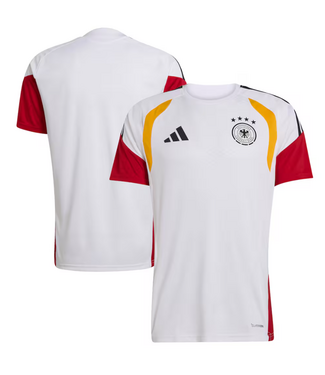 adidas adidas Germany World Cup 2026 Tiro Prematch Training Jersey - White/Red/Yellow
