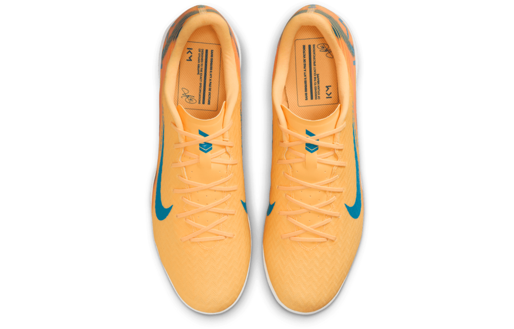 Nike Zoom Mercurial Vapor 16 KM Mbappe Academy IC Indoor - Melon Tint/Igloo/Neo Turquoise