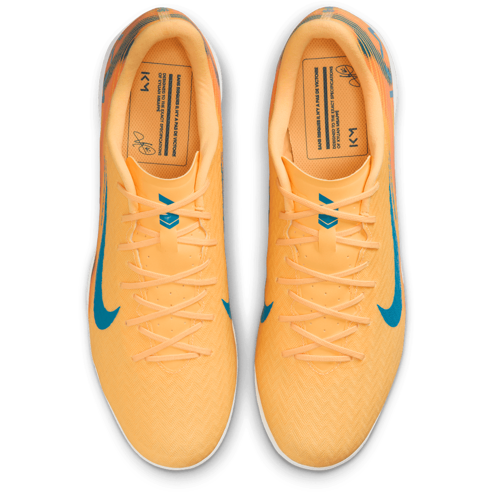 Nike Zoom Mercurial Vapor 16 KM Mbappe Academy IC Indoor - Melon Tint/Igloo/Neo Turquoise