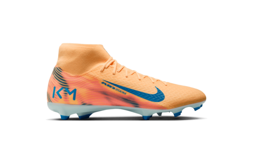 Nike Zoom Mercurial Superfly 10 KM Mbappe Academy FG / MG - Melon Tint/Igloo/Neo Turquoise