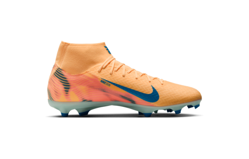 Nike Zoom Mercurial Superfly 10 KM Mbappe Academy FG / MG - Melon Tint/Igloo/Neo Turquoise