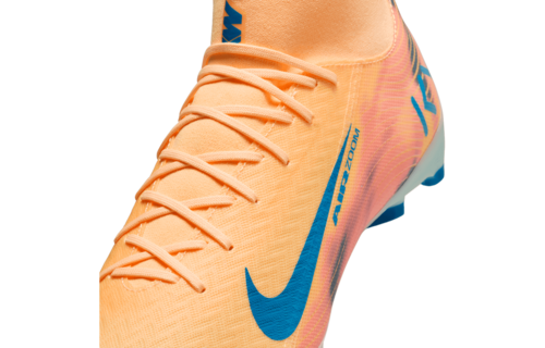 Nike Zoom Mercurial Superfly 10 KM Mbappe Academy FG / MG - Melon Tint/Igloo/Neo Turquoise
