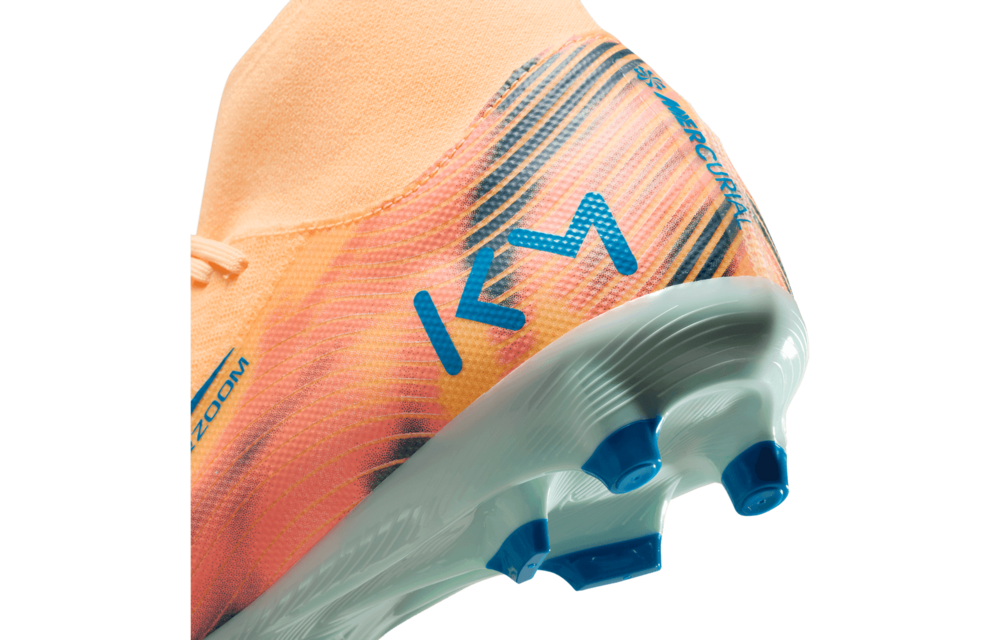 Nike Zoom Mercurial Superfly 10 KM Mbappe Academy FG / MG - Melon Tint/Igloo/Neo Turquoise