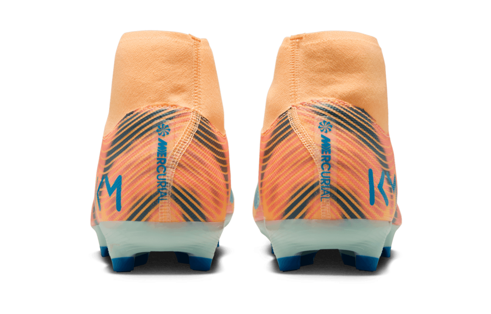 Nike Zoom Mercurial Superfly 10 KM Mbappe Academy FG / MG - Melon Tint/Igloo/Neo Turquoise