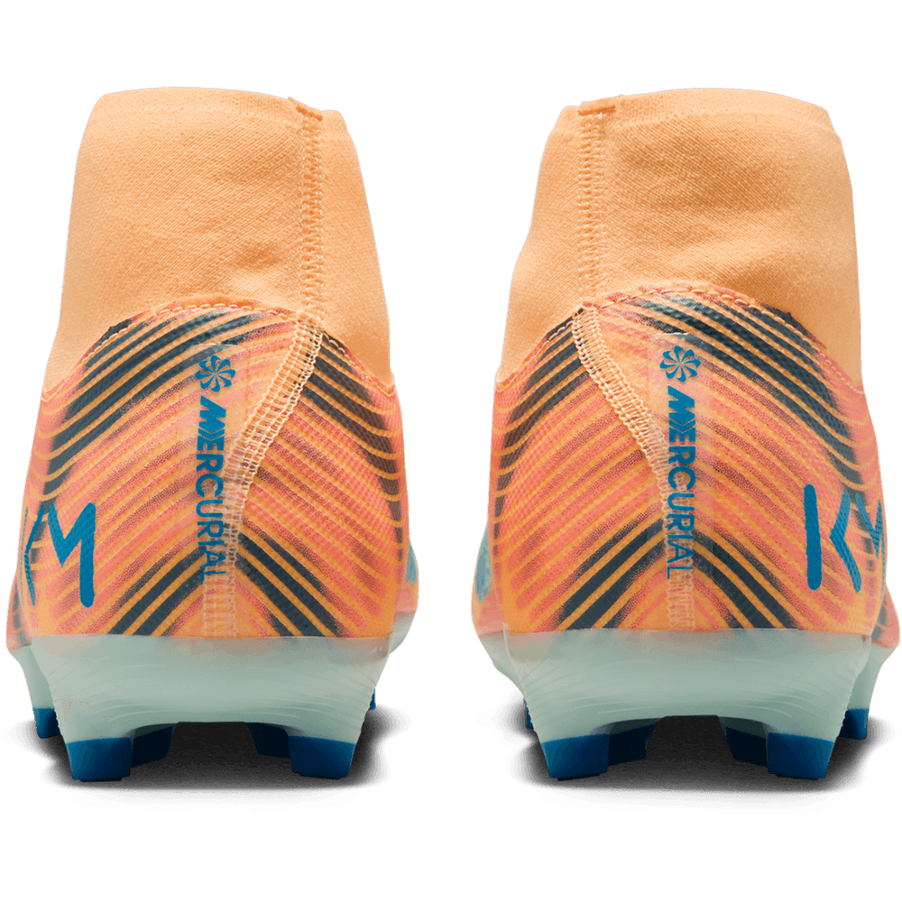 Nike Zoom Mercurial Superfly 10 KM Mbappe Academy FG / MG - Melon Tint/Igloo/Neo Turquoise