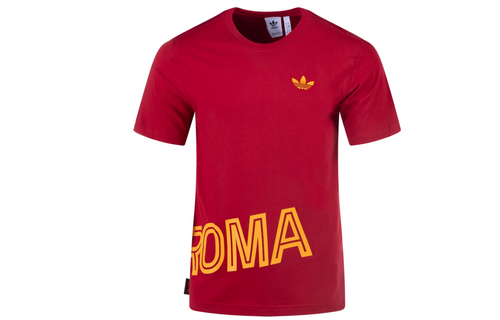adidas AS Roma 2025 - 26 Originals Graphic Tee Shirt - Red