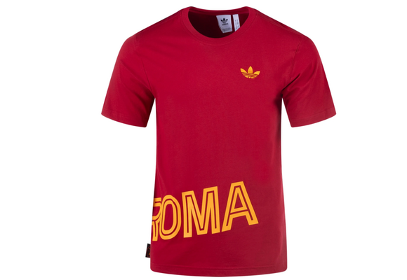 adidas AS Roma 2025 - 26 Originals Graphic Tee Shirt - Red