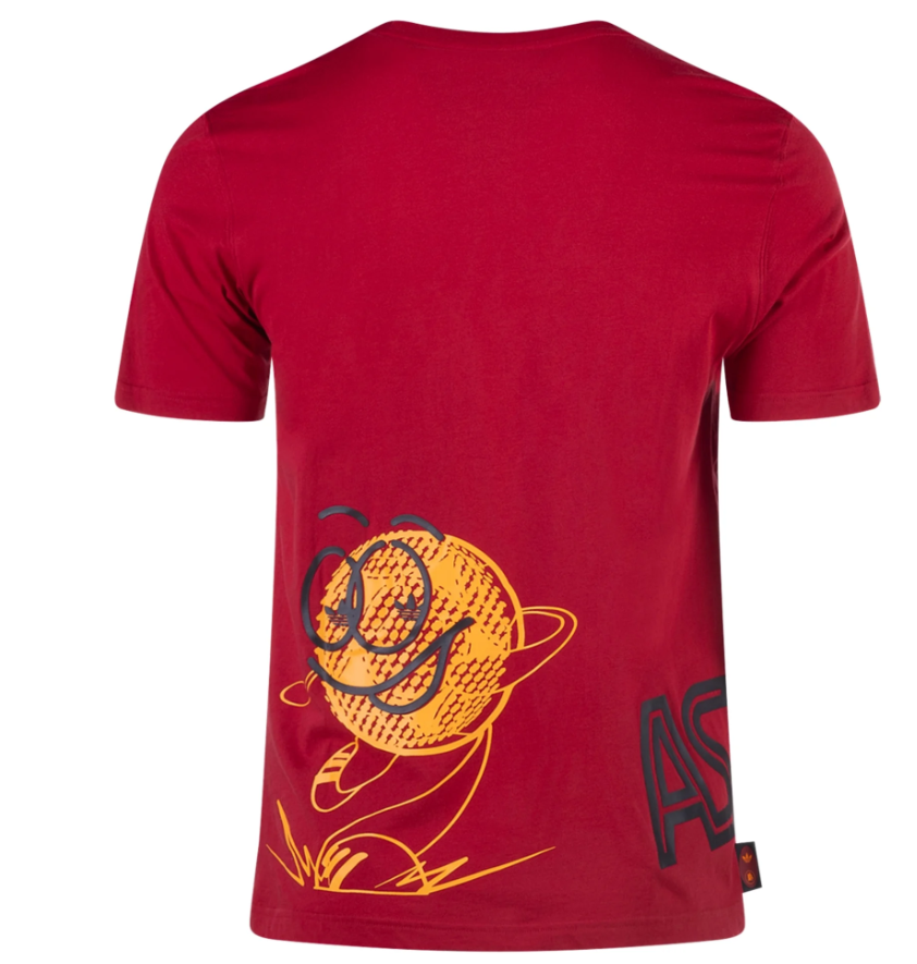 adidas AS Roma 2025 - 26 Originals Graphic Tee Shirt - Red