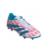 adidas adidas Jr Predator League TF FG Soccer Shoes - Cloud White/Solar Blue/Pink
