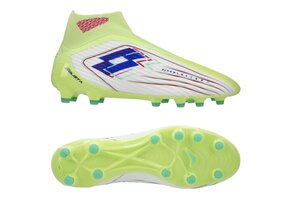 Lotto Solista 100 VIII FG / MG Soccer Shoes - Sunny Lime/Surf /White