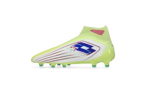 Lotto Solista 100 VIII FG / MG Soccer Shoes - Sunny Lime/Surf /White