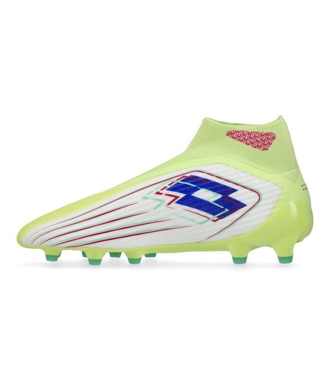 Lotto Lotto Solista 100 VIII FG / MG Soccer Shoes - Sunny Lime/Surf /White