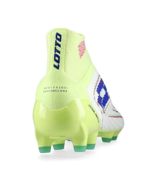 Lotto Lotto Solista 100 VIII FG / MG Soccer Shoes - Sunny Lime/Surf /White