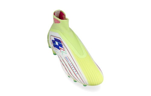 Lotto Solista 100 VIII FG / MG Soccer Shoes - Sunny Lime/Surf /White