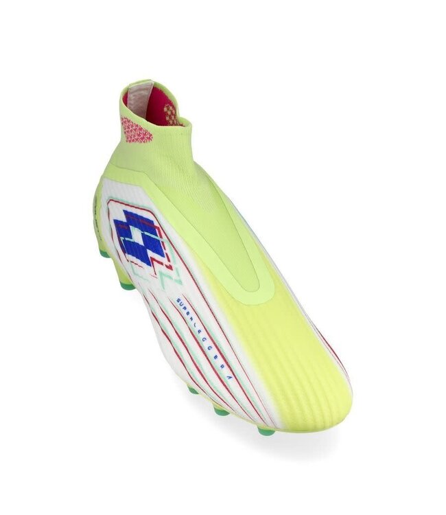 Lotto Lotto Solista 100 VIII FG / MG Soccer Shoes - Sunny Lime/Surf /White