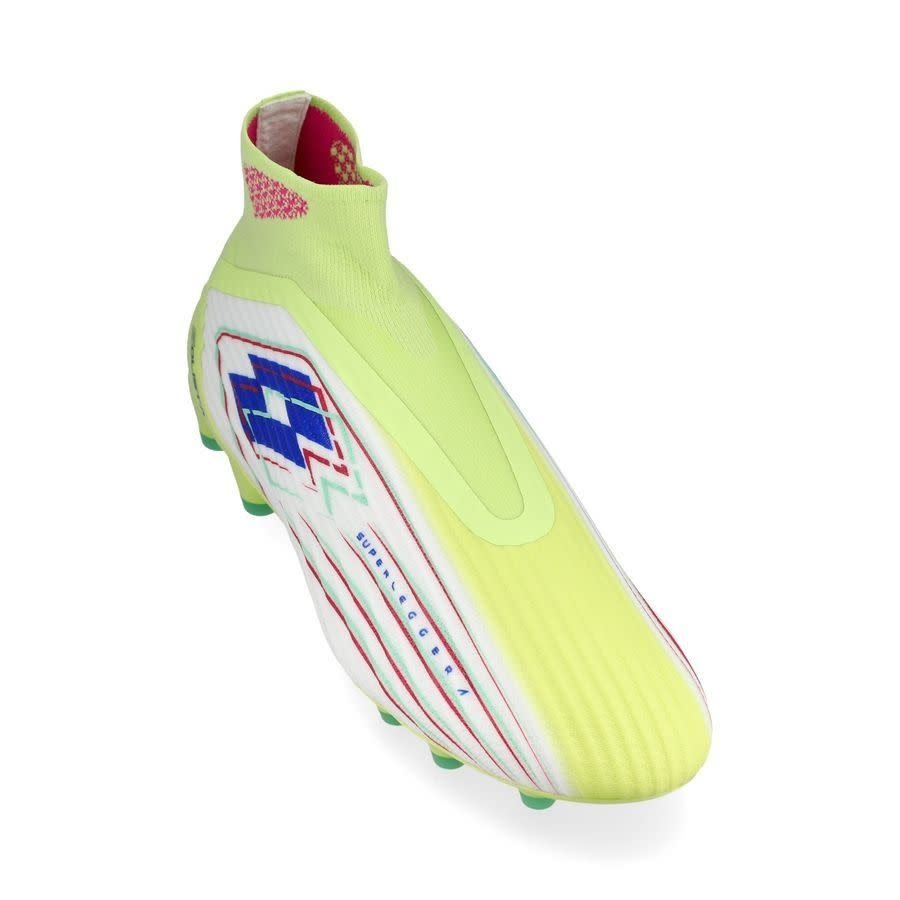 Lotto Solista 100 VIII FG / MG Soccer Shoes - Sunny Lime/Surf /White