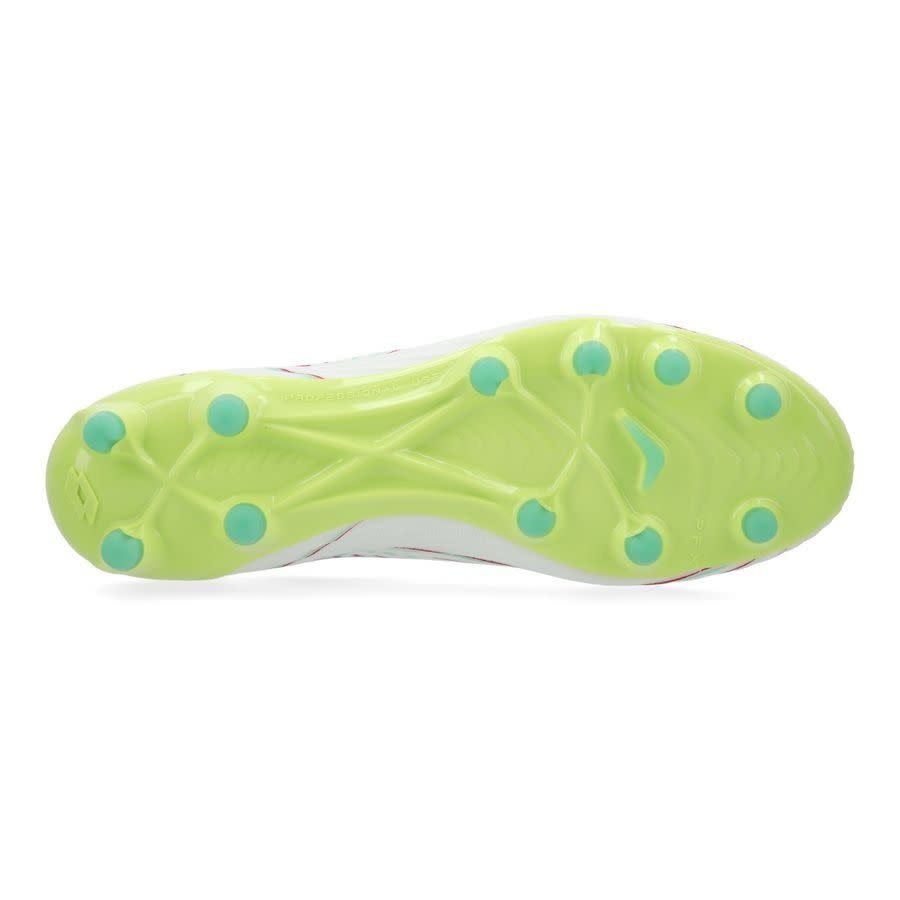 Lotto Solista 100 VIII FG / MG Soccer Shoes - Sunny Lime/Surf /White