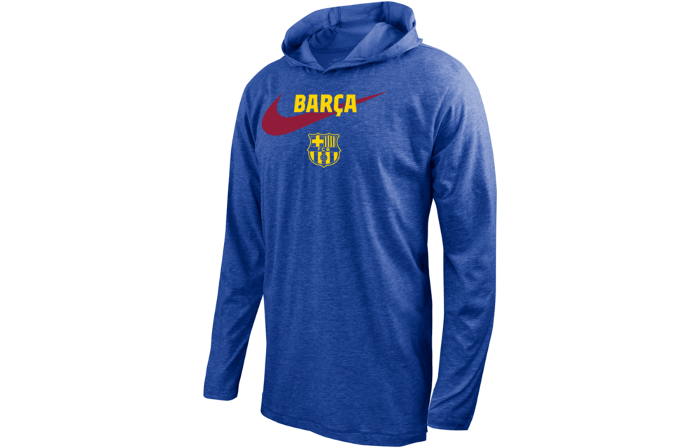 Nike Barcelona 2024 - 2 5 DriFit Club Pullover Hoodie - Royal Blue