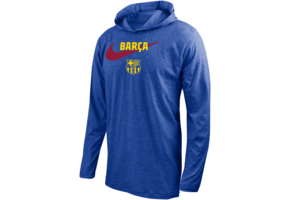 Nike Barcelona 2024 - 2 5 DriFit Club Pullover Hoodie - Royal Blue