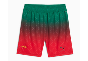 Puma AC Milan x Off White 2025 Authentic Home Shorts - Red/Black/Green