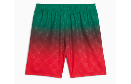 Puma AC Milan x Off White 2025 Authentic Home Shorts - Red/Black/Green