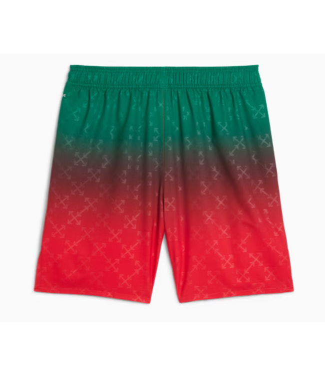 Puma Puma AC Milan x Off White 2025 Authentic Home Shorts - Red/Black/Green