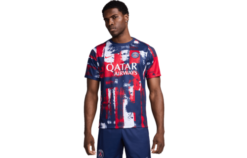 Nike PSG  Paris Saint German 2024 - 25 Academy Pro Prematch Training Jersey - Midnight Navy/University Red