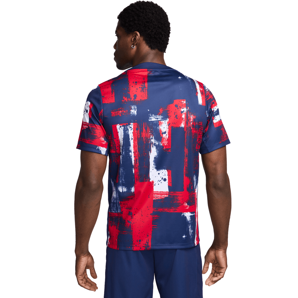 Nike PSG  Paris Saint German 2024 - 25 Academy Pro Prematch Training Jersey - Midnight Navy/University Red