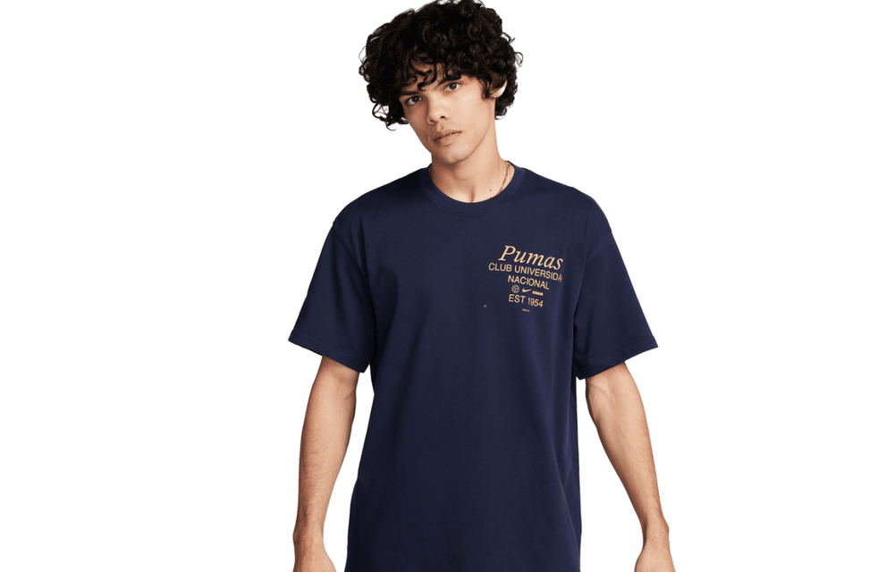 Nike Pumas UNAM 2024 - 25 Max 90 Tee Shirt - Obsidian/Gold