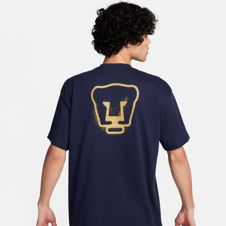 Nike Pumas UNAM 2024 - 25 Max 90 Tee Shirt - Obsidian/Gold