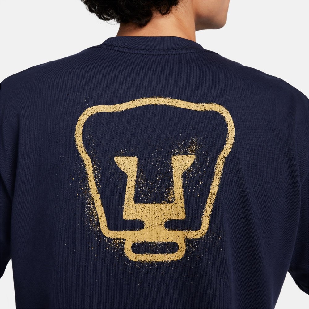 Nike Pumas UNAM 2024 - 25 Max 90 Tee Shirt - Obsidian/Gold