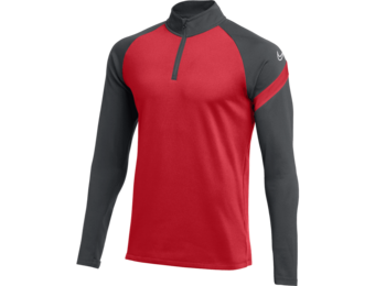Nike Womens 20 Dri-Fit Academy Pro 1/4-Zip Soccer Drill Top - Red/Anthracite