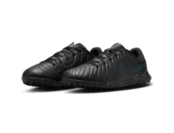 Nike Jr Tiempo Legend 10 Academy TF Turf Shoes - Black/Deep Jungle