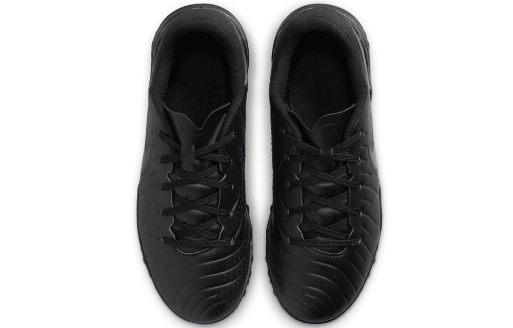 Nike Jr Tiempo Legend 10 Academy TF Turf Shoes - Black/Deep Jungle