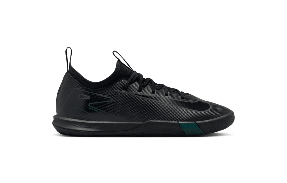 Nike Jr. Zoom Mercurial Vapor 16 Academy Shadow IC Indoor Shoes- Black/Deep Jungle