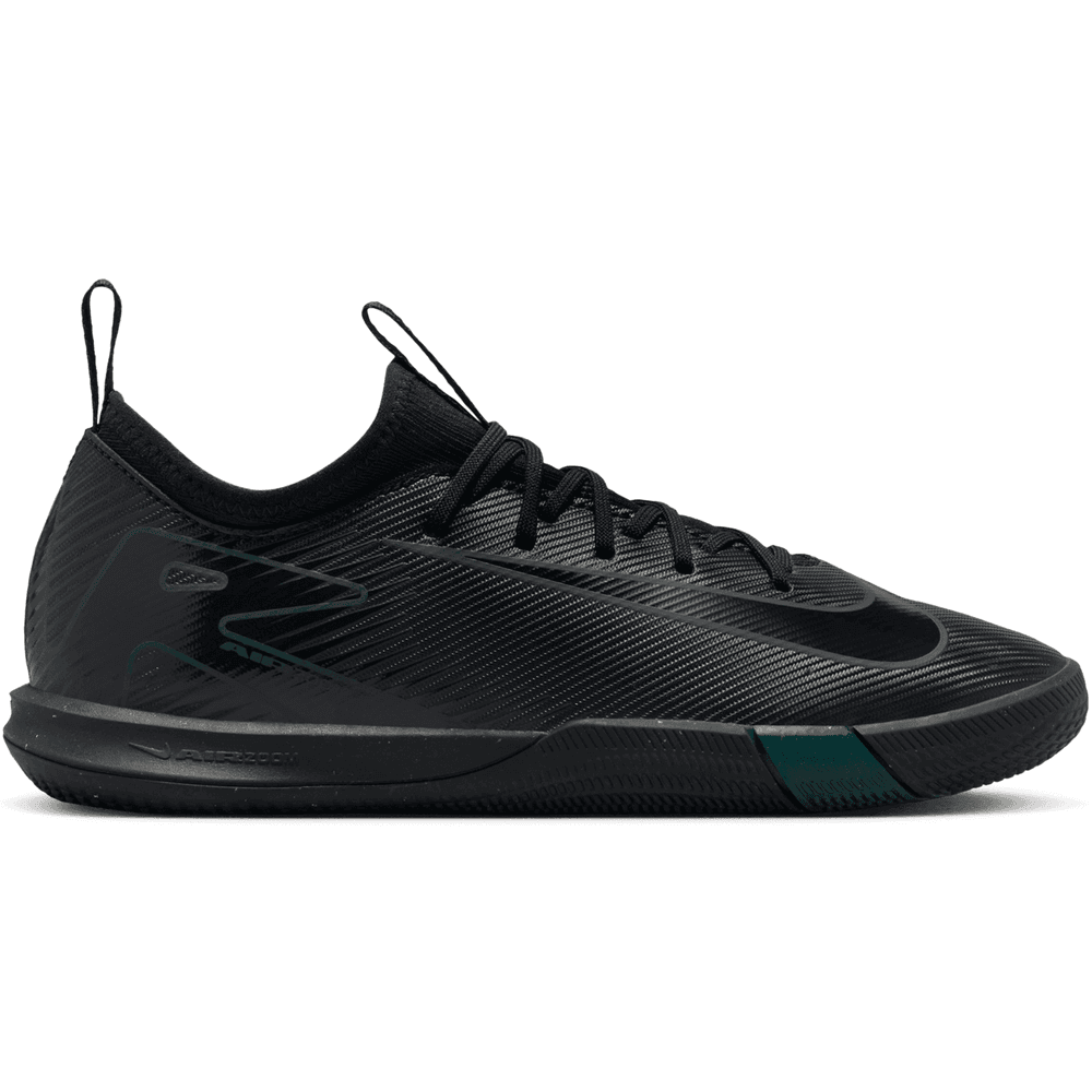 Nike Jr. Zoom Mercurial Vapor 16 Academy Shadow IC Indoor Shoes- Black/Deep Jungle