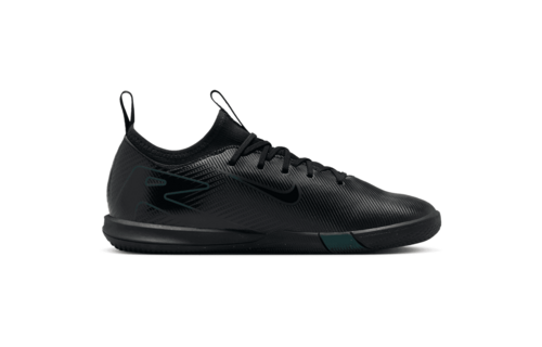 Nike Jr. Zoom Mercurial Vapor 16 Academy Shadow IC Indoor Shoes- Black/Deep Jungle