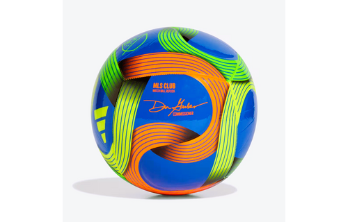 adidas 2026 MLS Club Soccer Ball - Hi-Res Blue/Green/Orange/Yellow