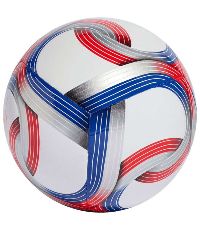 adidas adidas 2026 MLS Training Soccer Ball - White/Royal Blue/Red/Silver Metallic