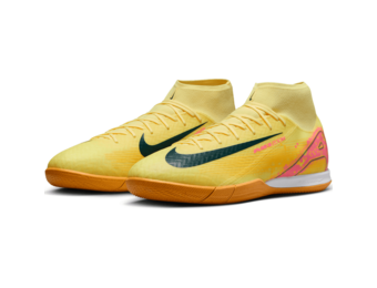 Nike Zoom Mercurial Superfly 10 KM Mbappe Academy IC Indoor - Light Laser Orange/Armory Navy