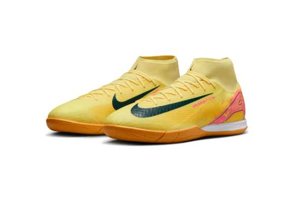 Nike Zoom Mercurial Superfly 10 KM Mbappe Academy IC Indoor - Light Laser Orange/Armory Navy