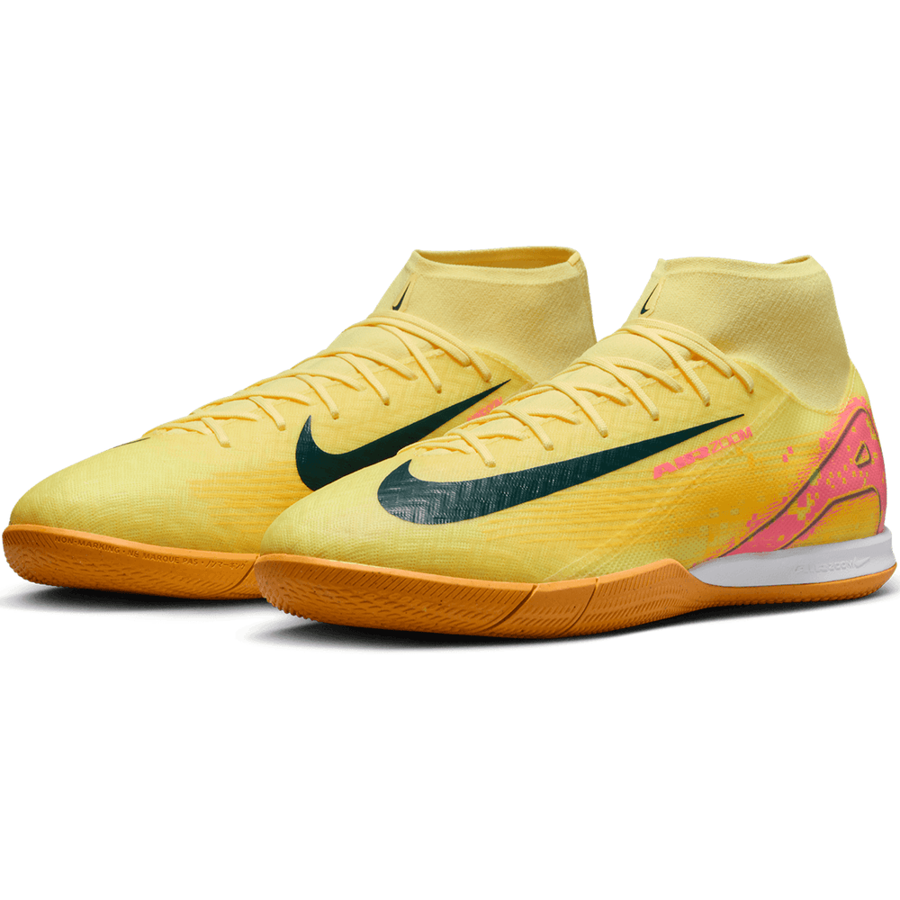 Nike Zoom Mercurial Superfly 10 KM Mbappe Academy IC Indoor - Light Laser Orange/Armory Navy