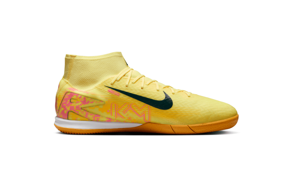 Nike Zoom Mercurial Superfly 10 KM Mbappe Academy IC Indoor - Light Laser Orange/Armory Navy