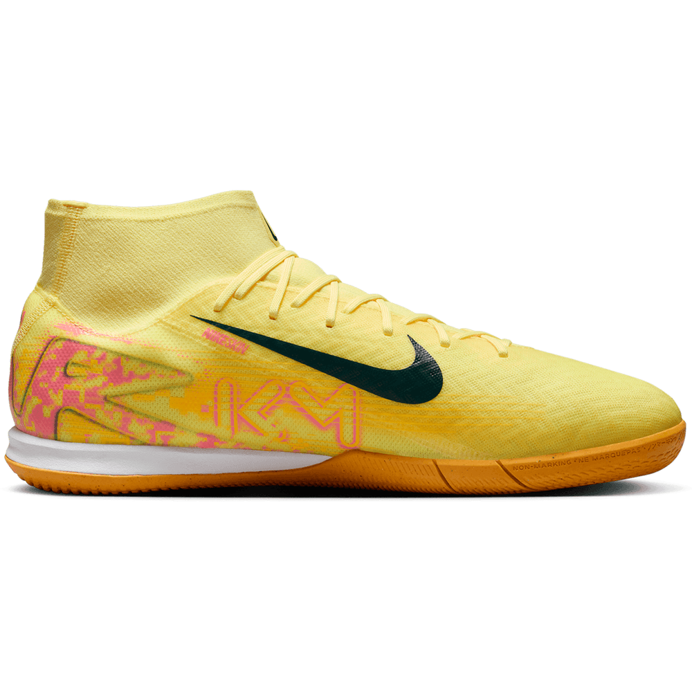 Nike Zoom Mercurial Superfly 10 KM Mbappe Academy IC Indoor - Light Laser Orange/Armory Navy