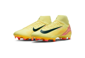 Nike Zoom Mercurial Supefly 10 KM Mbappe Academy FG / MG Soccer Shoes - Laser Orange/Armory Navy